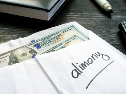 alimony payment in envelope